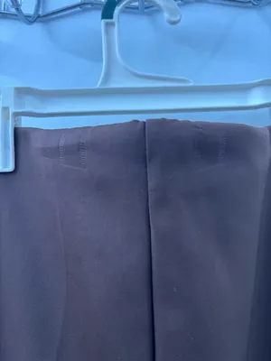 Elie tahari brown wide leg trouser pant cropped thumbnail 5