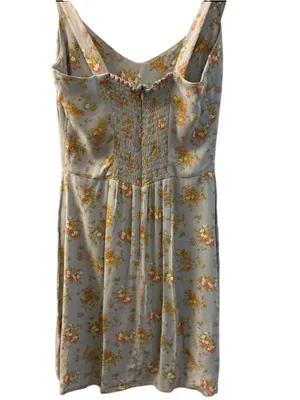 Reformation Humphrey Mini Dress Blue Floral Grazia Vacation romantic Fairy thumbnail 11