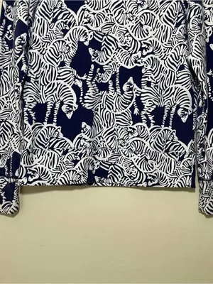 Lilly Pulitzer Kingsley Pullover Top in I Herd You thumbnail 3
