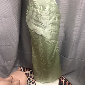 New size small beautiful dress Green thumbnail 5