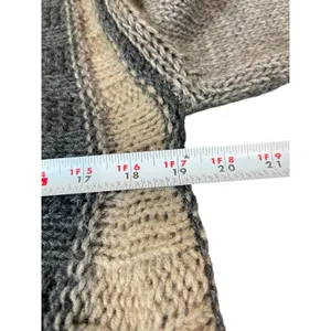 Gottardi Collection Made In Italy Boho Knit Open Front Cardigan Alpaca Wool L thumbnail 11