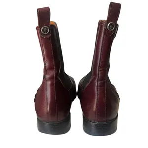 Vintage Frye Burgundy Leather Chelsea Ankle Boots Women’s Size 6 Made in Mexico thumbnail 4