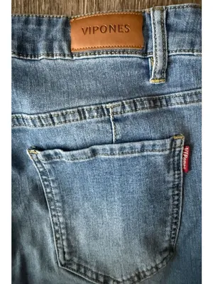 Vipones Women's Denim Jeans Size 8 Flare Bell Bottom Faded Streetwear Urban City thumbnail 7