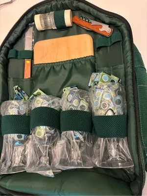 Picnic time deluxe 4-person full service insulated picnic backpack New! thumbnail 7