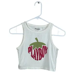 PacSun Playboy By PacSun Strawberry Love Goddess Tank Top size XS thumbnail 2