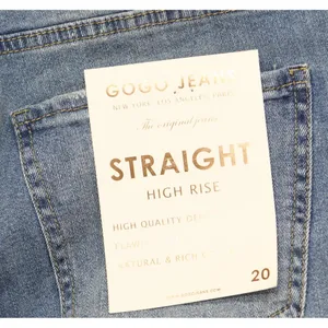 NWT Gogo Jeans Distressed Frayed Straight-Leg Jeans Medium White Wash Blue 20W thumbnail 14