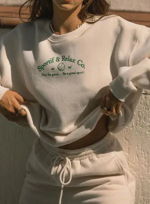 Princess Polly Oversized Crewneck thumbnail 1