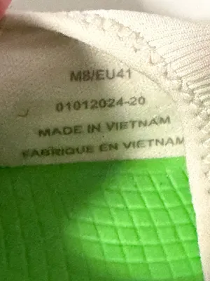 OOFOS Women's Slip-On Sneakers in Cream with Lime Green Accents thumbnail 5