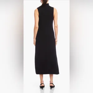 Karen Kane Black Sleeveless ribbed turtleneck Dress. Size Small. NWT. thumbnail 3