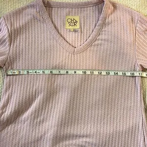 Chaser vneck waffle knit thermal size‎ S thumbnail 2