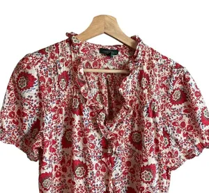 LRL paisley blouse Red Size M thumbnail 3
