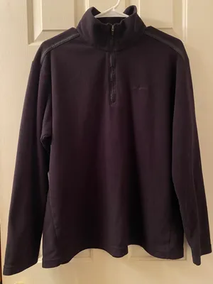 Patagonia Women’s Micro D-Luxe Quarter Zip Pullover Size XL Black thumbnail 1