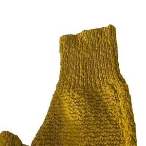 Lucky Brand Women's Cable Knit Crew Sweater Yellow Size S Casual Pullover‎ thumbnail 5