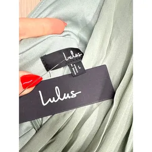 Lulus Heavenly Hues Sage Brush Maxi Dress Wedding Bridesmaid Holiday Party Large thumbnail 5
