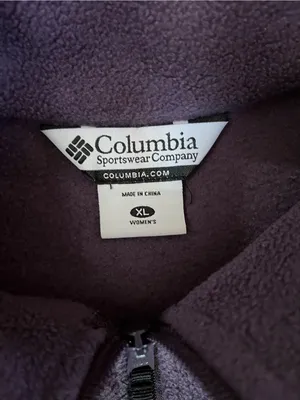 Columbia Kids Purple Full-Zip Fleece Jacket thumbnail 3