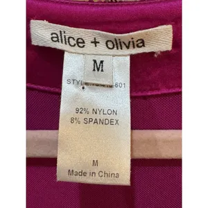 Alice + Olivia Pink Sequined Tank Top Size Medium All Over Sequin Glam thumbnail 6