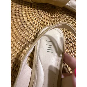 J. Jill Tan Suede Knotted Pointed Toe Slingback Flats Women 7 thumbnail 4
