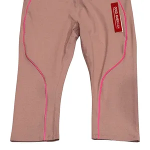 NEW Good American Pink Athletic Capri Leggings Workout Gym Stretch Size 4 (XL) thumbnail 4