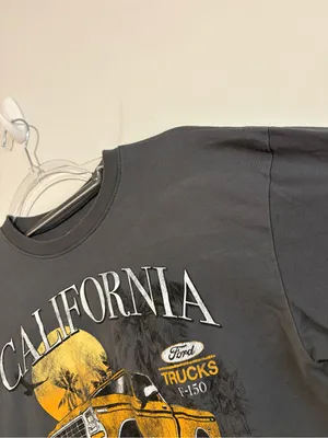 Hybrid Apparel Ford California Truck Adventure is Calling Graphic Tee grey size medium thumbnail 5