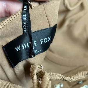 White Fox Boutique Tan Corset Top thumbnail 2