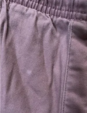 Old Navy Blush Pink, Elastic Waist, Utility Pants thumbnail 3