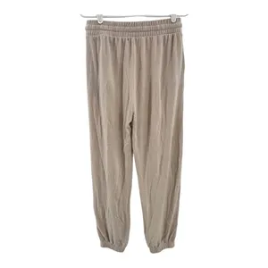 Risen Los Angeles beige joggers L pull on casual lounge neutral athleisure thumbnail 7