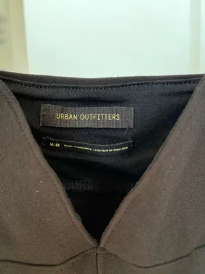 Urban Outfitters Ponte Textured Mini Black Dress- Size Medium thumbnail 5
