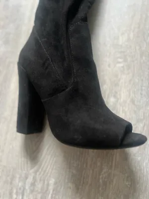 Steve Madden Elliana Thigh High peep toe Boots thumbnail 3