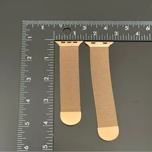 Rose-gold Mesh Magnetic Watch Band Compatible Apple Watch 42mm/44mm thumbnail 10