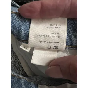Reformation Step‎ Hem Size 25 Light wash Blue Jeans thumbnail 8