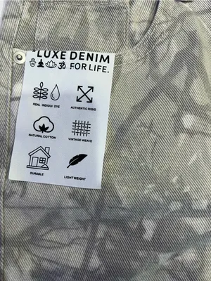 Refrain los Angeles camo printed cargo white leg pants size 9 thumbnail 4