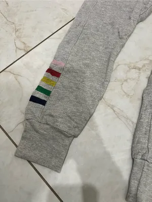 Sundry Gray Striped Jogger Sweatpants Size 0 thumbnail 2