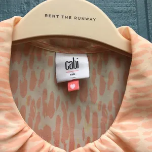 CAbi Women's Size Small Love Peter Pan Ombré Blouse v6x thumbnail 5