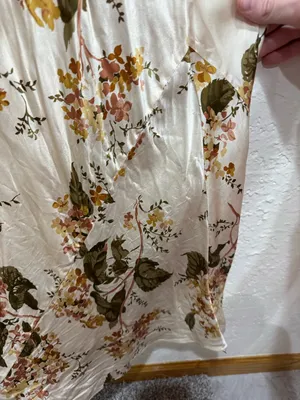 Reformation 100% Silk Floral Tie-Strap Maxi Dress - Size Large thumbnail 6