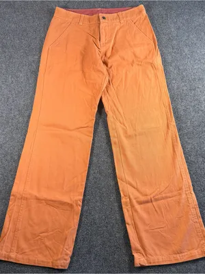 KÜHL Women's Straight-Leg Pants Styled Vibrant Burnt Orange Pumpkin Shade Small thumbnail 1