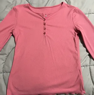 Pink Button Up Top thumbnail 3