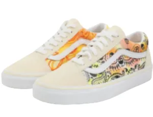 Vans Old Skool Bandana Flame Beige Orange size 8.5 thumbnail 1