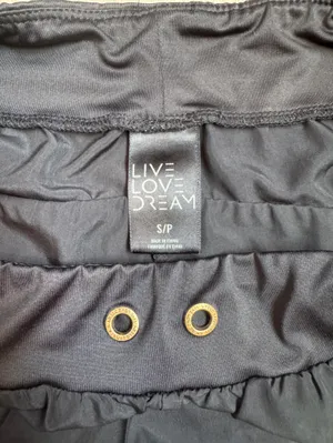 Aeropostale Black Athletic Shorts with White Trim thumbnail 3