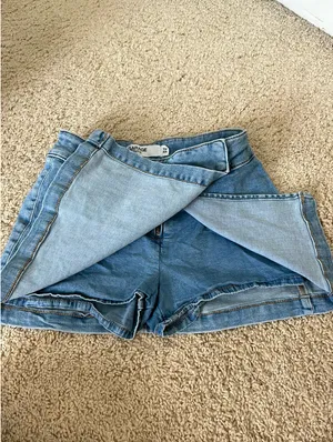 Garage Jean skirt with built in shorts  thumbnail 3