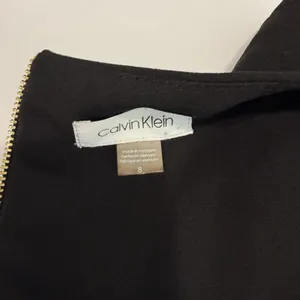 Calvin Klein Black Hi Low Trumpet Sleeveless Stretch Crepe Midi‎ Dress Size 8 thumbnail 10