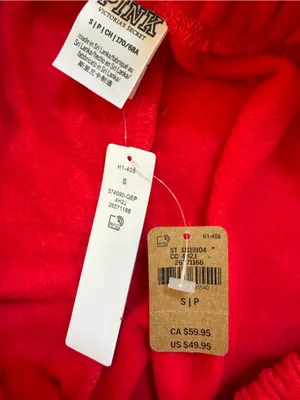 NEW Victorias Secret Pink Skinny Jogger-Red Gold Size Small NWT thumbnail 8