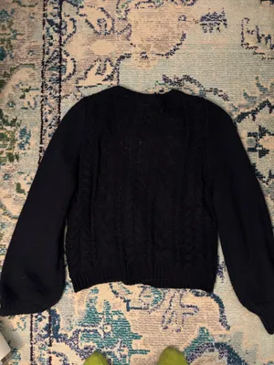 Navy Cardigan Black thumbnail 3