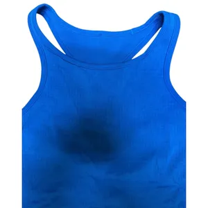 Lululemon Ebb to‎ Street Cropped Racerback Tank Top Poolside Women's Size 12 thumbnail 3