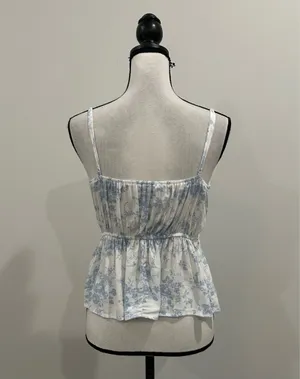 Mi Ami Peplum Tank Top thumbnail 4