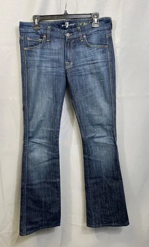 7 For All Mankind SKU 7550 Bootcut Womens Denim Jeans Size 27 thumbnail 1