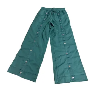 YMI Jeans Teal Snap-Button Wide Leg Pants thumbnail 1