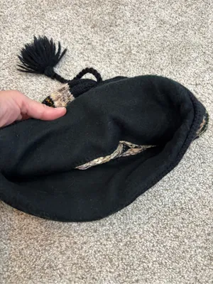 Turtle Fur Knit Cap Hat Aztec Merino Wool Beanie adult made in USA thumbnail 3