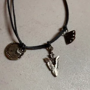 Silver Charm Necklace with arrowhead thumbnail 4