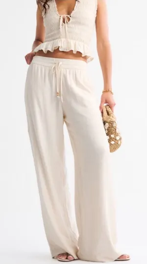 Abercrombie & Fitch Crinkle Textured Pull-On Pant thumbnail 1