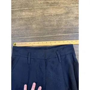 Veronica Beard navy blue wide-leg jacquard trousers Size 4 thumbnail 8